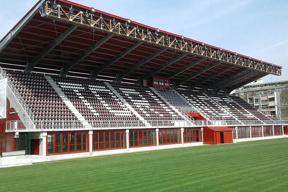 Realizzazione progetto di restauro dello stadio filadelfia di Torino.
